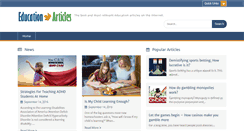 Desktop Screenshot of edarticle.com